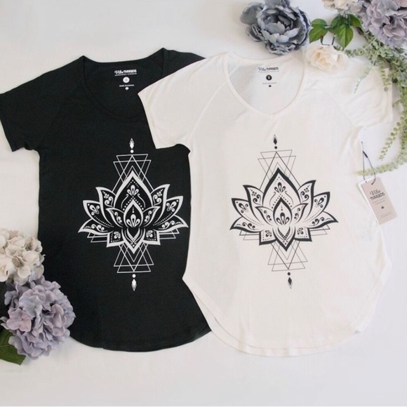 LOTUS Tee - tencel and organic cotton top (white) - Picture 5 of 9